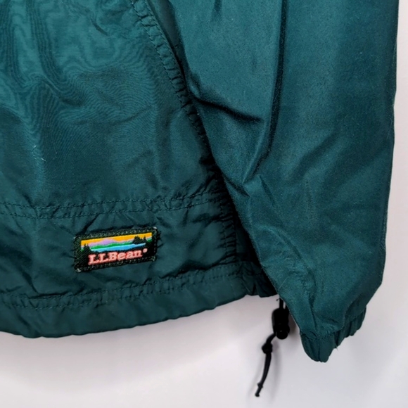 Vintage L.L.Bean  Half Zip Pullover Anorak Windbreaker Kangaroo Pocket H… - Picture 4 of 15